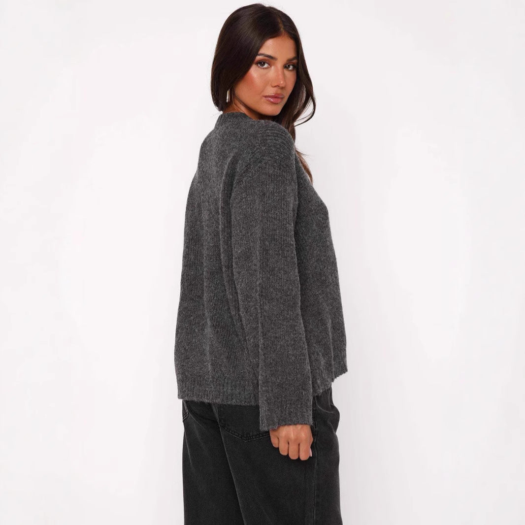 Kvinno casual cardigan med höga manschetter och skräddarsydd passform Mirla-Eva Jonsson