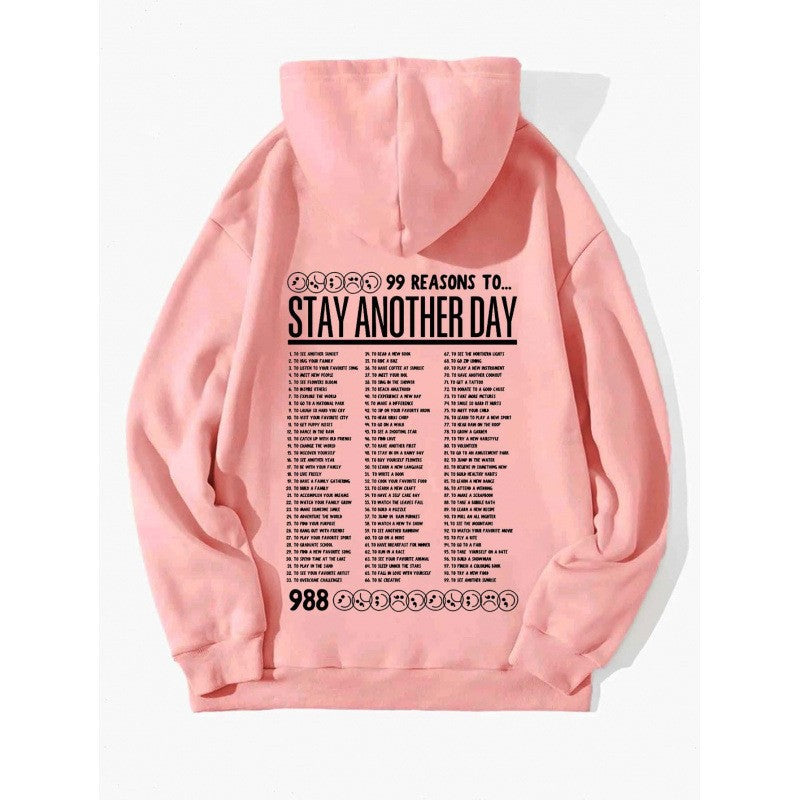 Kvinno-hoodie med original design och inspirerande budskap Mirla-Eva Jonsson
