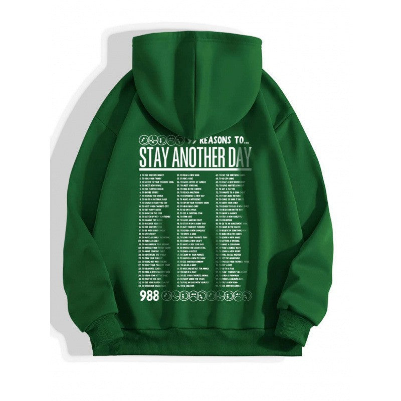 Kvinno-hoodie med original design och inspirerande budskap Mirla-Eva Jonsson
