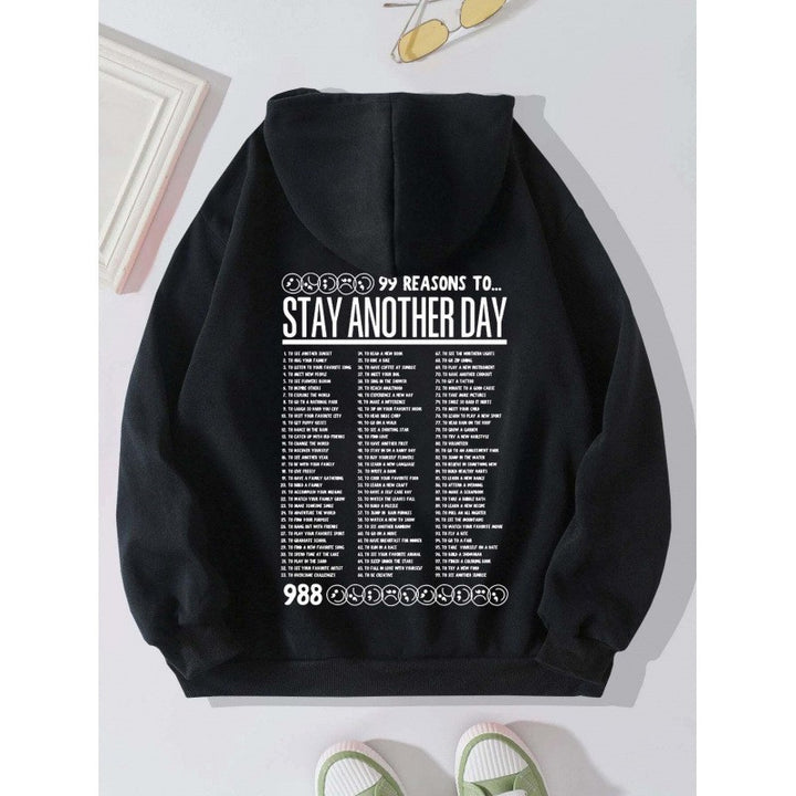 Kvinno-hoodie med original design och inspirerande budskap Mirla-Eva Jonsson