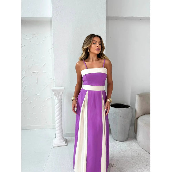 Kvinno maxi klänning med elegant drapering Mirla-Eva Jonsson