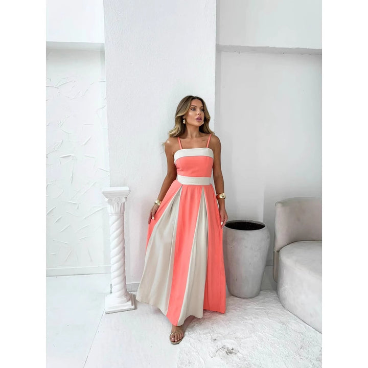 Kvinno maxi klänning med elegant drapering Mirla-Eva Jonsson