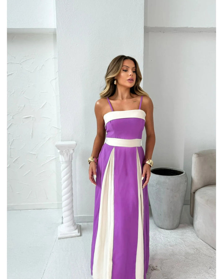 Kvinno maxi klänning med elegant drapering Mirla-Eva Jonsson