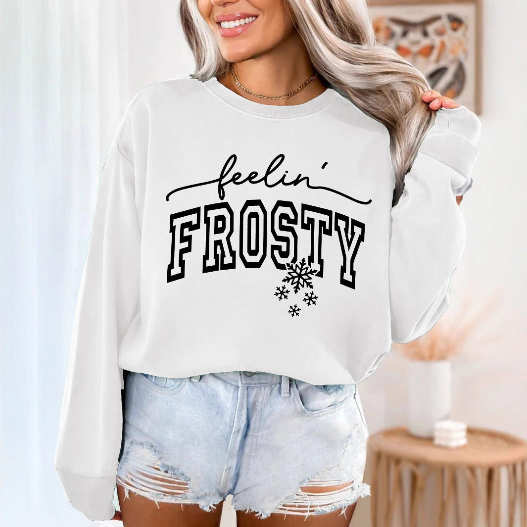 Kvinno sweatshirt med grafisk tryck Mirla-Eva Jonsson