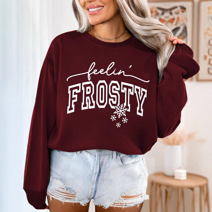 Kvinno sweatshirt med grafisk tryck Mirla-Eva Jonsson
