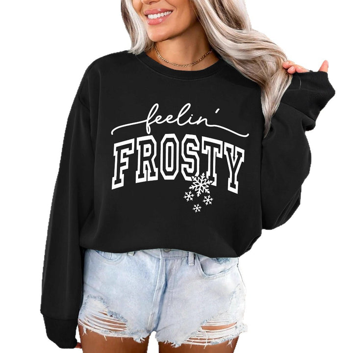 Kvinno sweatshirt med grafisk tryck Mirla-Eva Jonsson