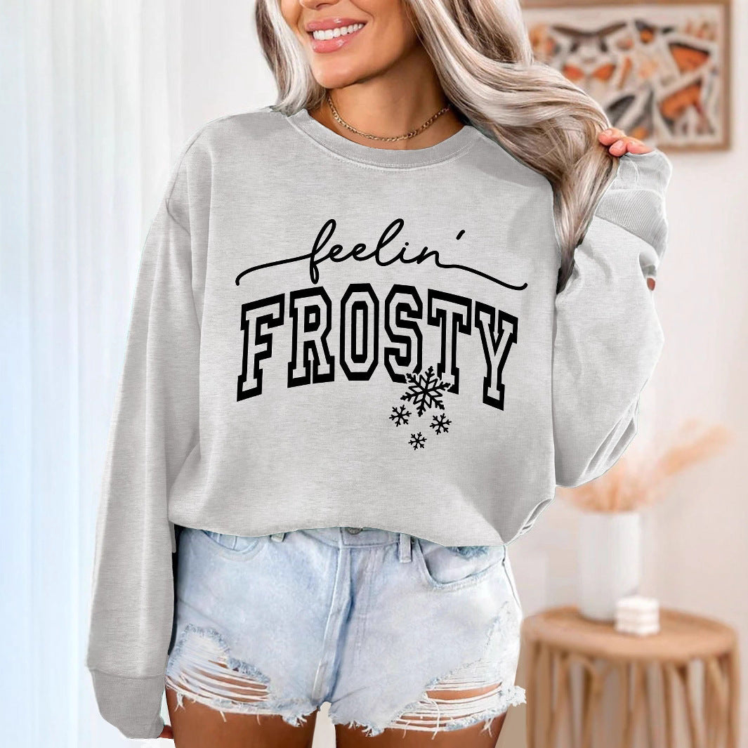 Kvinno sweatshirt med grafisk tryck Mirla-Eva Jonsson