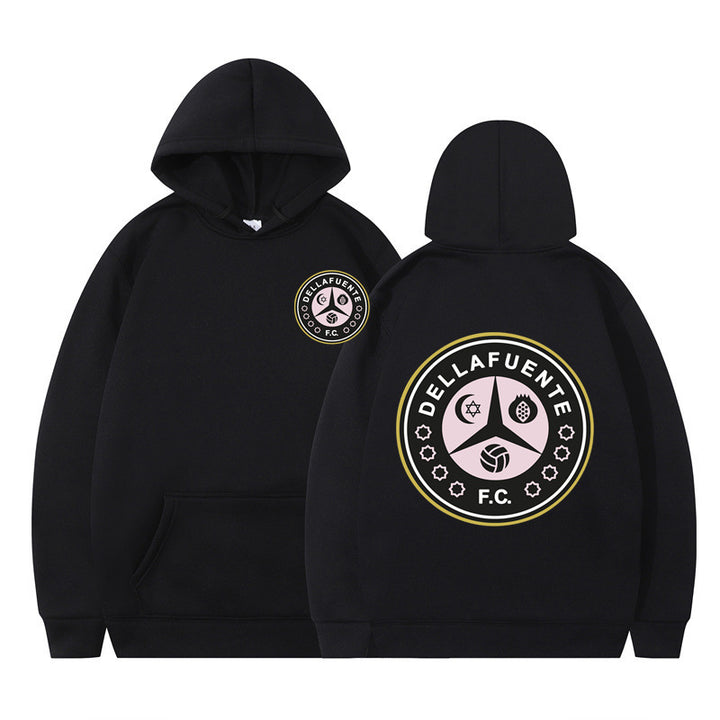 Kvinnohoodie med distinktivt logotyp och mjuk fleece Mirla-Eva Jonsson