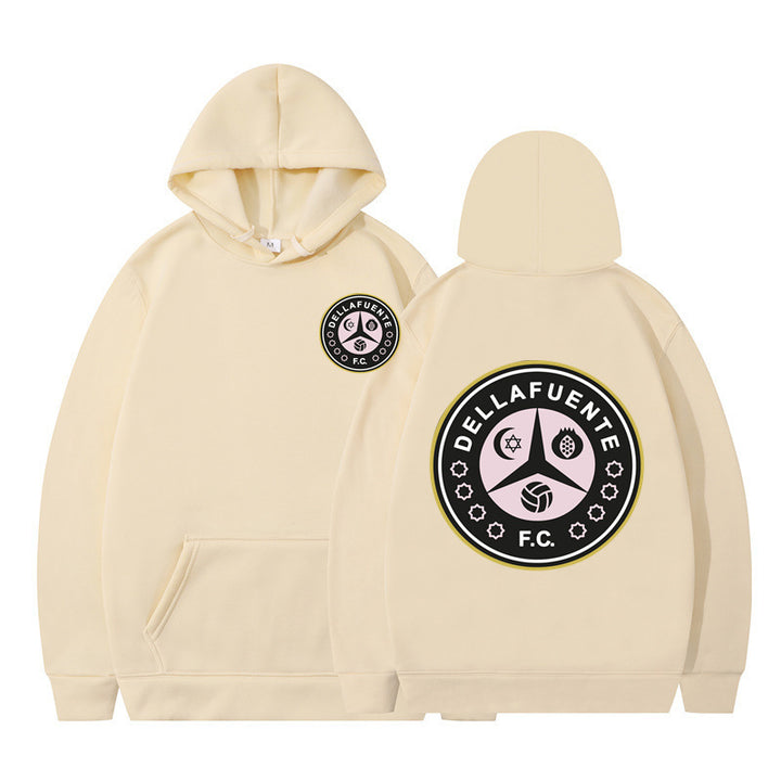Kvinnohoodie med distinktivt logotyp och mjuk fleece Mirla-Eva Jonsson