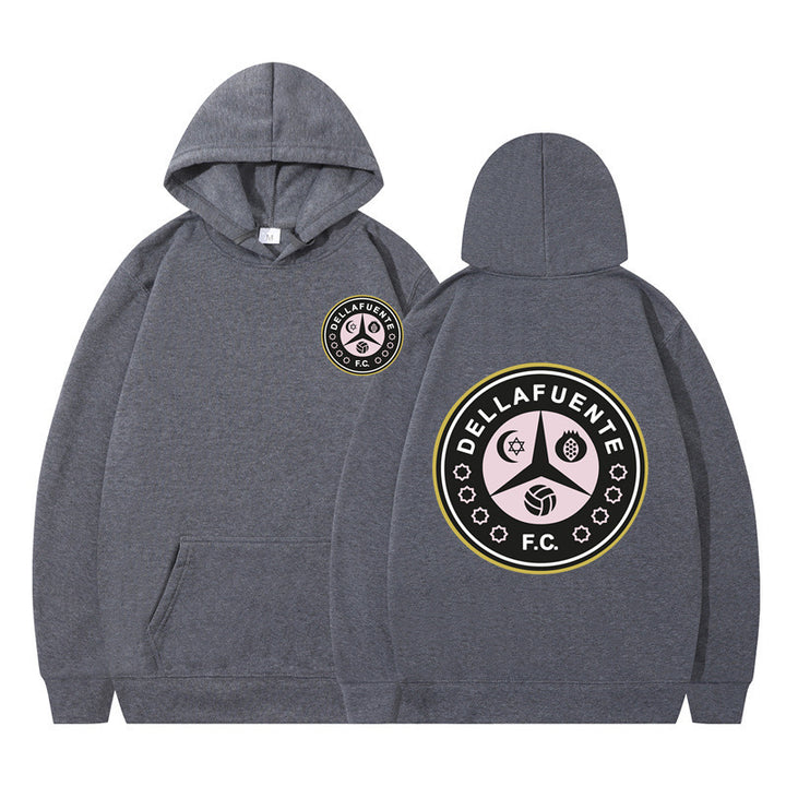 Kvinnohoodie med distinktivt logotyp och mjuk fleece Mirla-Eva Jonsson
