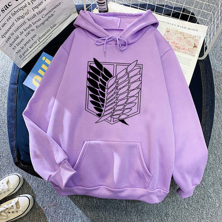 Kvinnohoodie med extraordinär grafisk design Mirla-Eva Jonsson