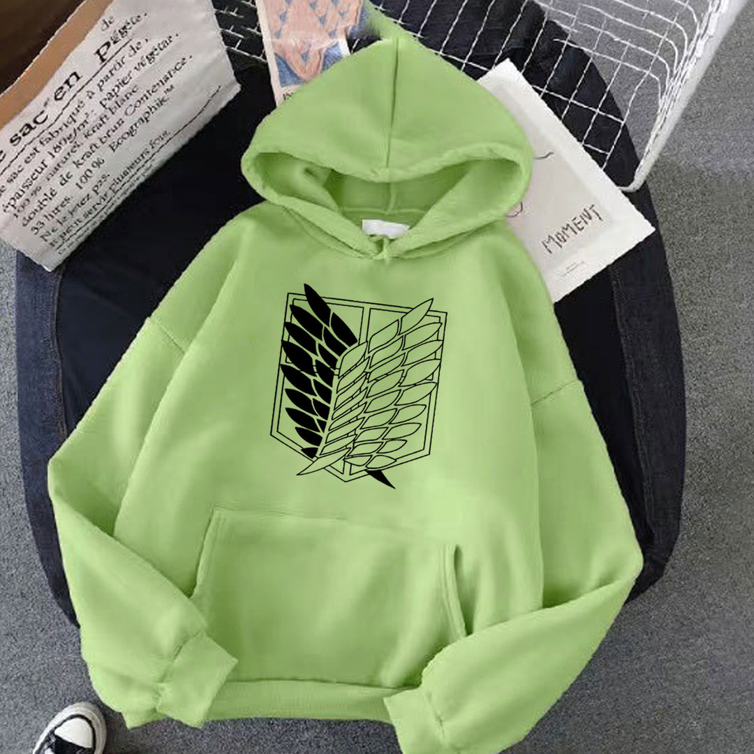 Kvinnohoodie med extraordinär grafisk design Mirla-Eva Jonsson