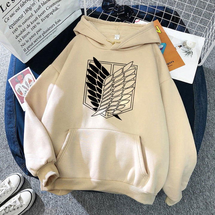 Kvinnohoodie med extraordinär grafisk design Mirla-Eva Jonsson