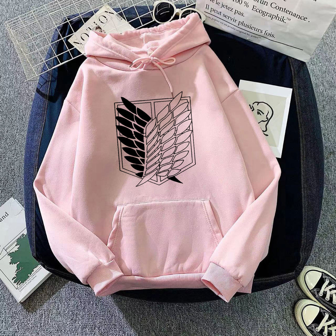 Kvinnohoodie med extraordinär grafisk design Mirla-Eva Jonsson