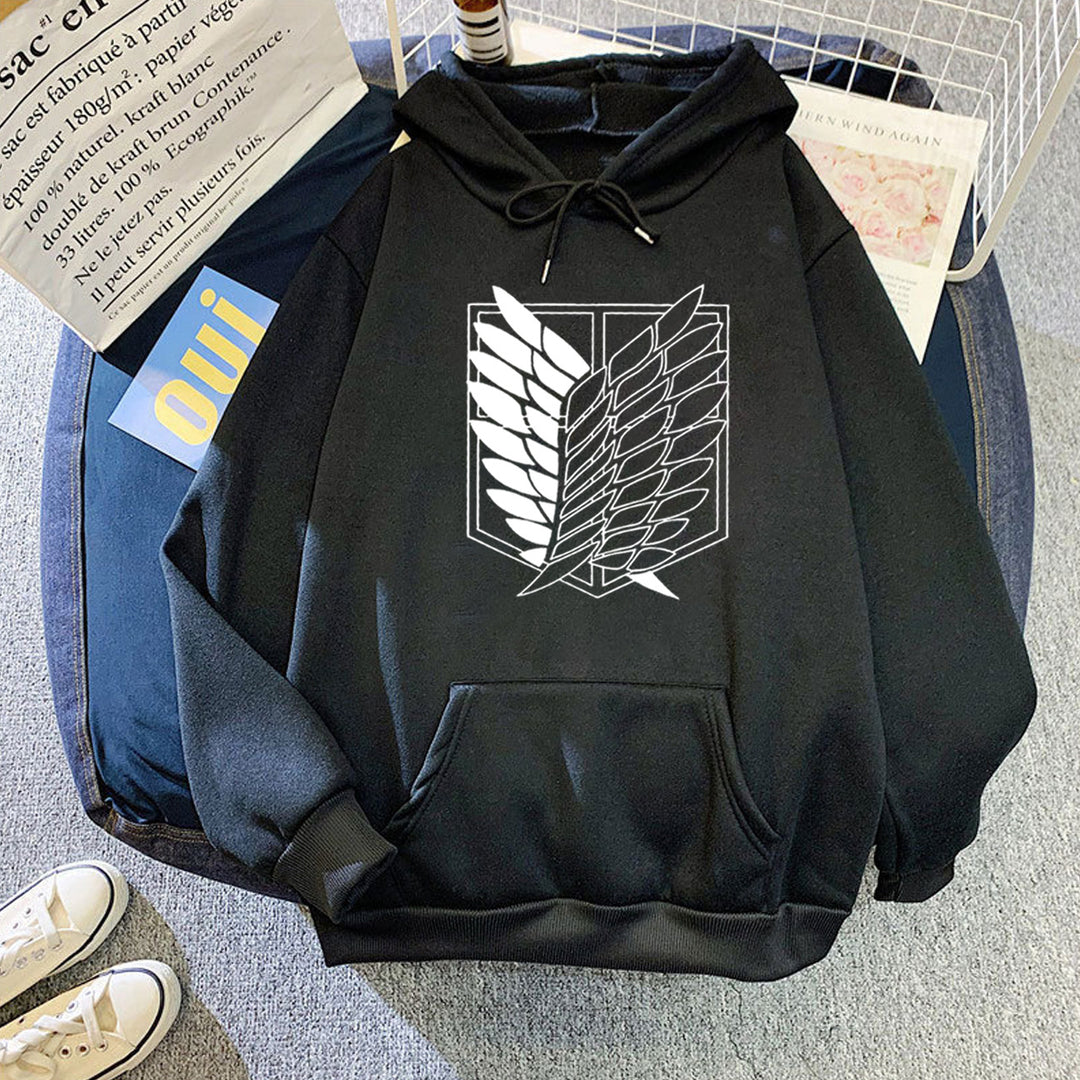 Kvinnohoodie med extraordinär grafisk design Mirla-Eva Jonsson