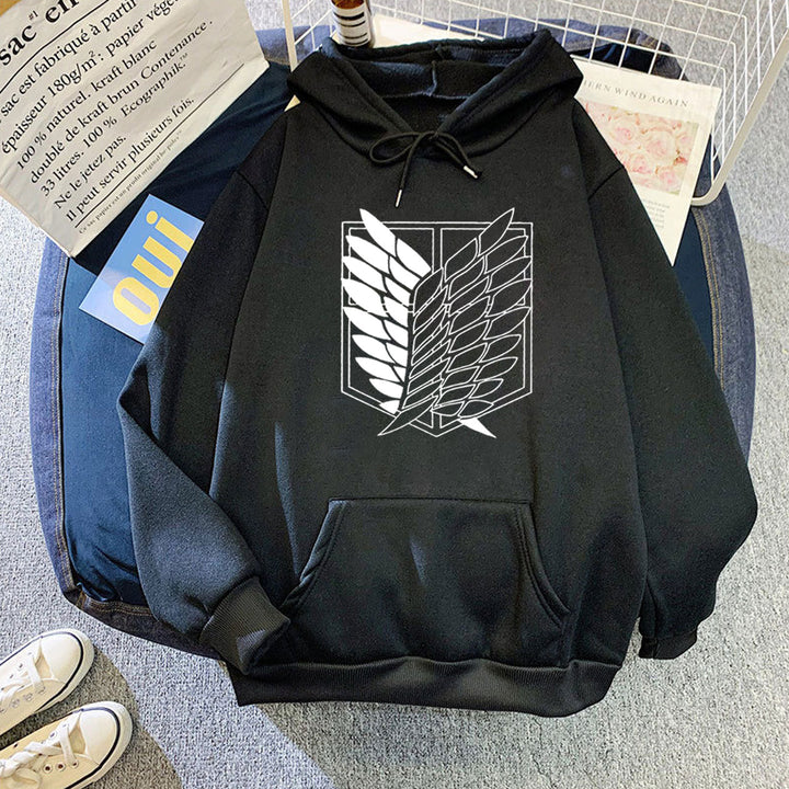 Kvinnohoodie med extraordinär grafisk design Mirla-Eva Jonsson