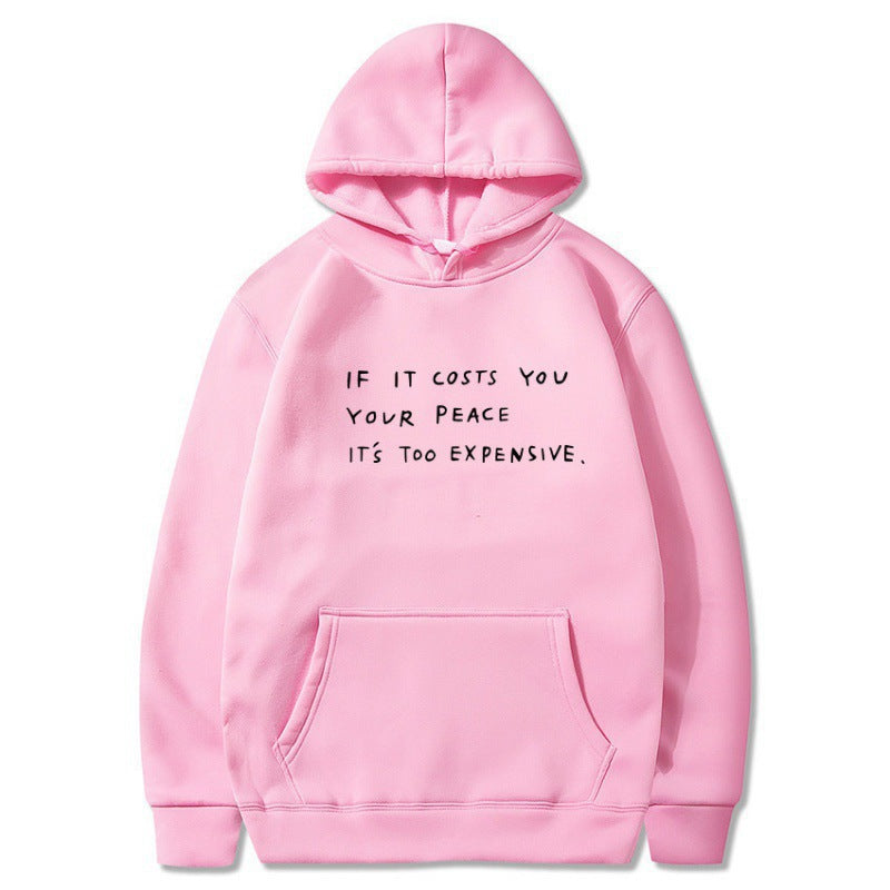 Kvinnohoodie med inspirerande citat och bekväm passform Mirla-Eva Jonsson