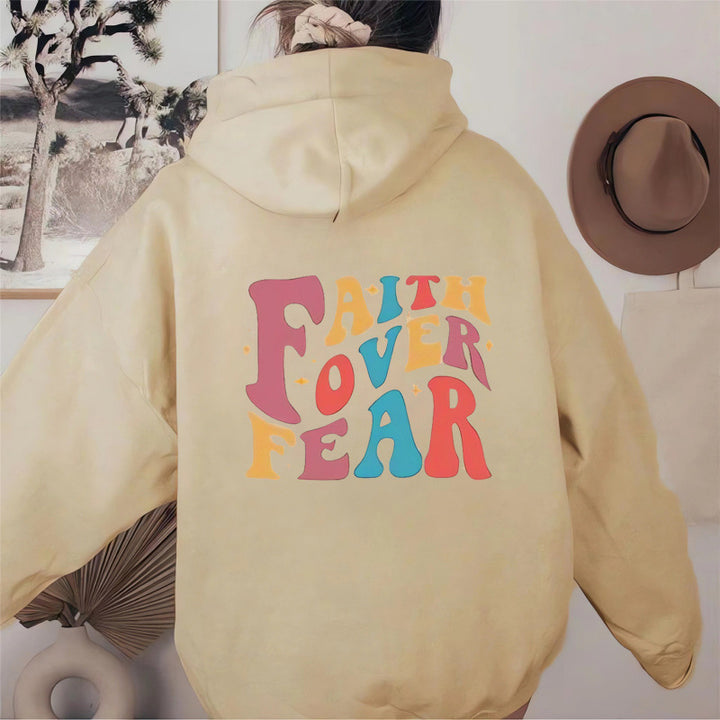 Kvinnohoodie med kreativ text och mjukt innerfleece Mirla-Eva Jonsson