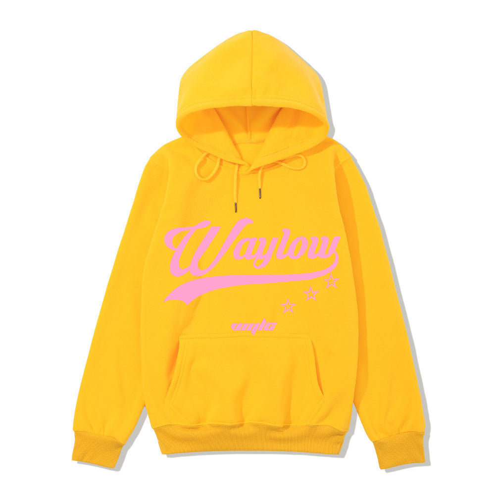 Kvinnohoodie med slående retrotryck och bekväm passform Mirla-Eva Jonsson