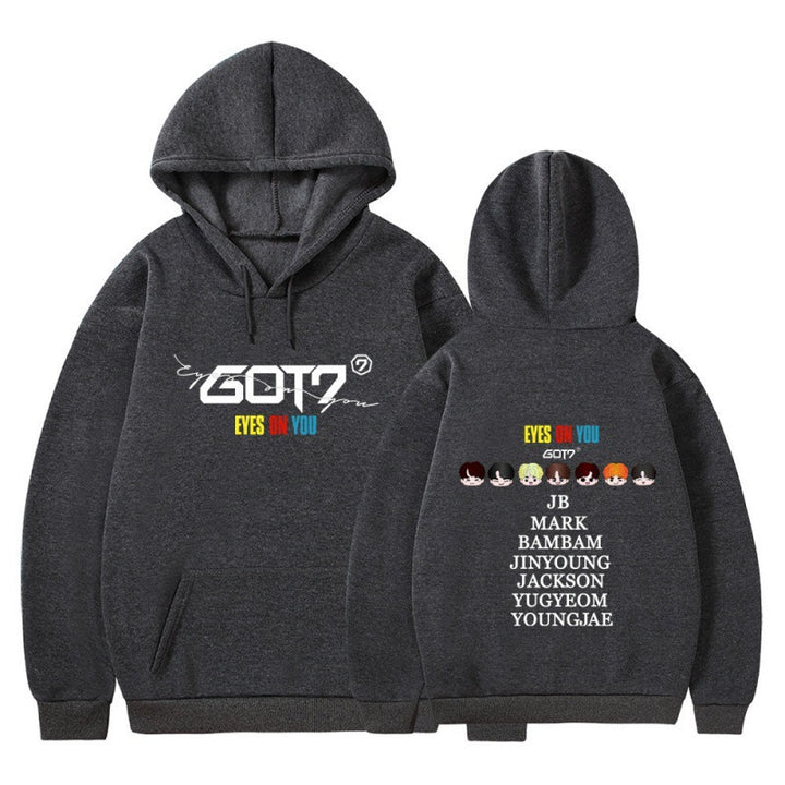 Kvinnohoodie med unik GOT7-design och bekväm passform Mirla-Eva Jonsson