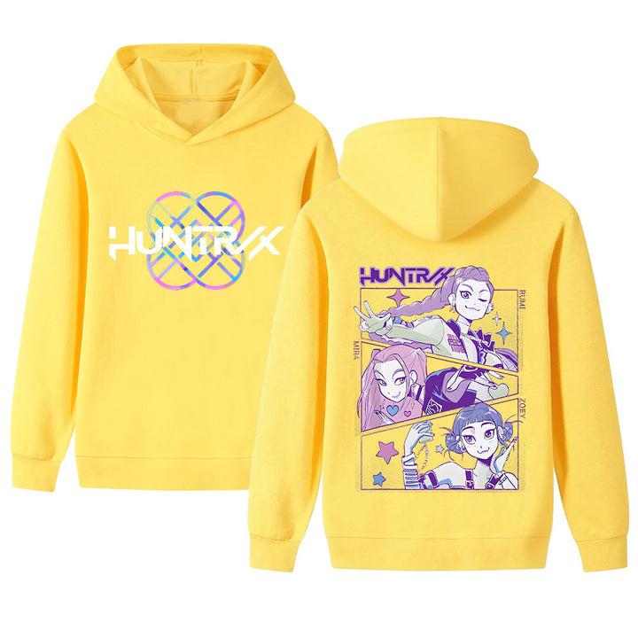 Kvinnohoodie med unik anime-design och bekväm passform Mirla-Eva Jonsson