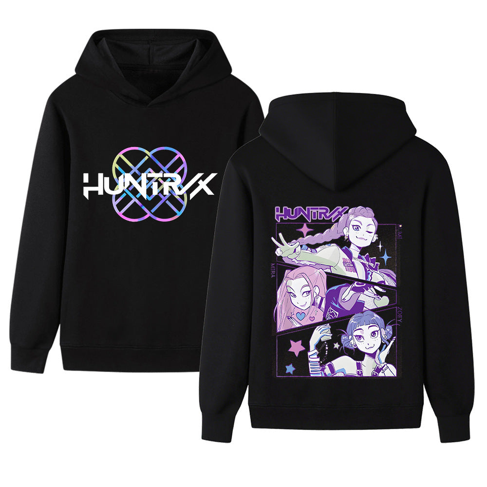 Kvinnohoodie med unik anime-design och bekväm passform Mirla-Eva Jonsson