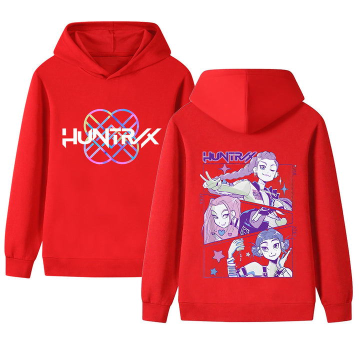 Kvinnohoodie med unik anime-design och bekväm passform Mirla-Eva Jonsson
