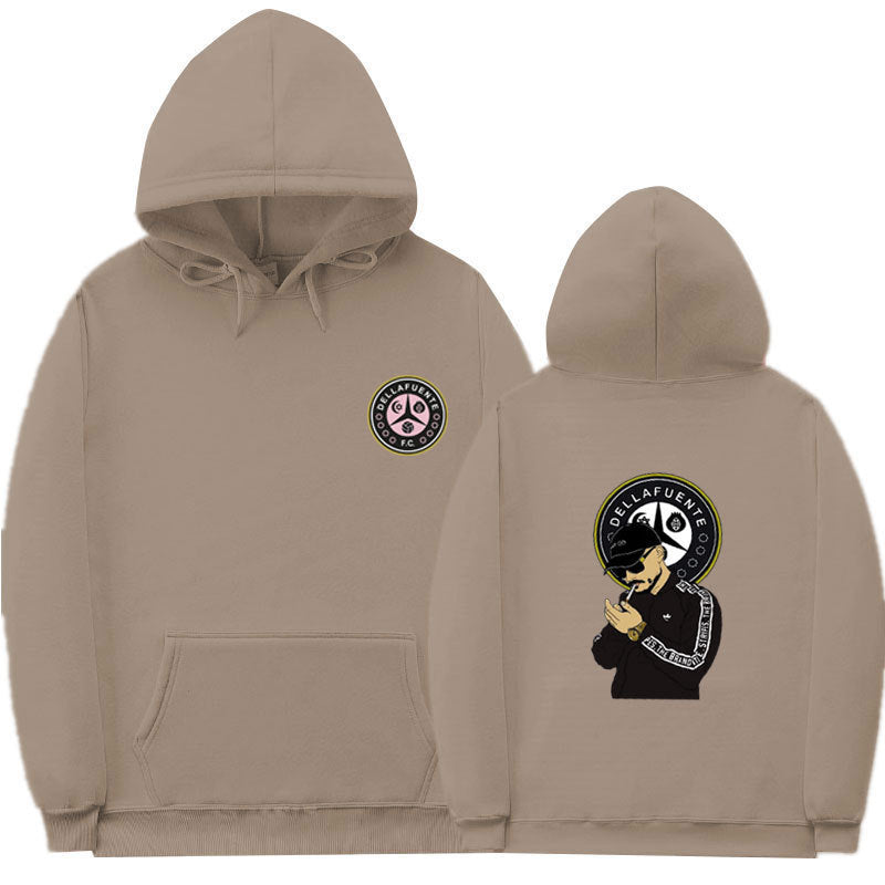 Kvinnohoodie med unikt mönster och bekväm passform Mirla-Eva Jonsson