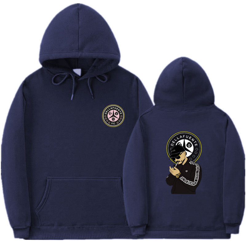 Kvinnohoodie med unikt mönster och bekväm passform Mirla-Eva Jonsson
