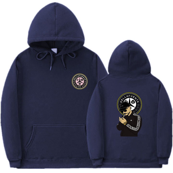 Kvinnohoodie med unikt mönster och bekväm passform Mirla-Eva Jonsson
