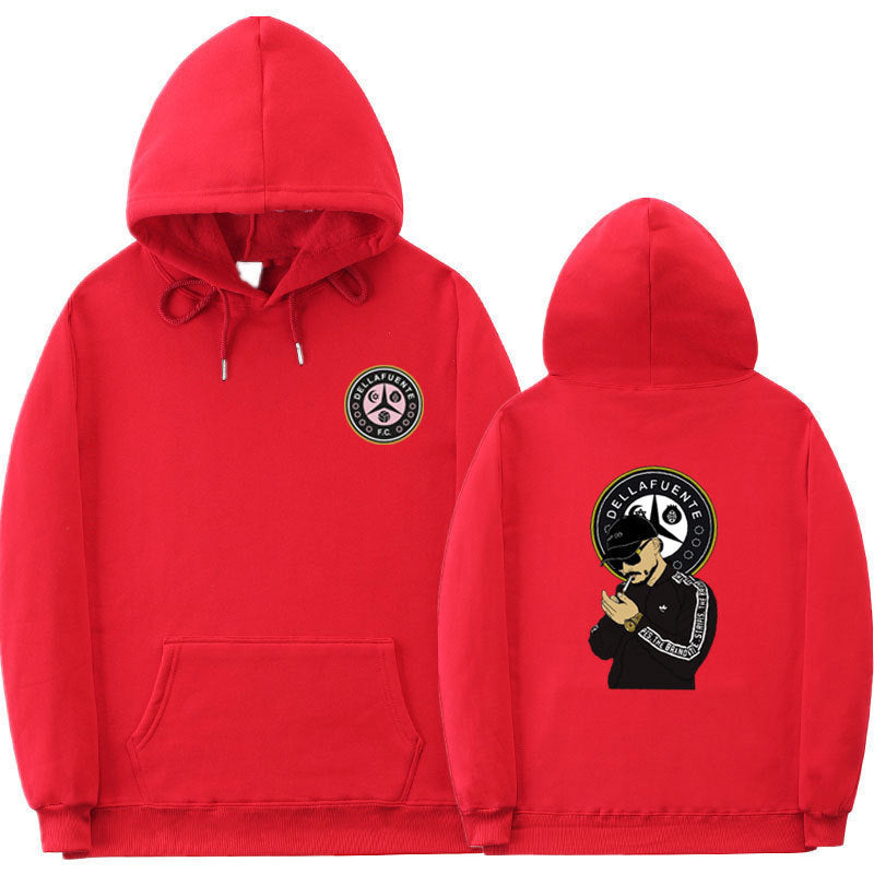 Kvinnohoodie med unikt mönster och bekväm passform Mirla-Eva Jonsson