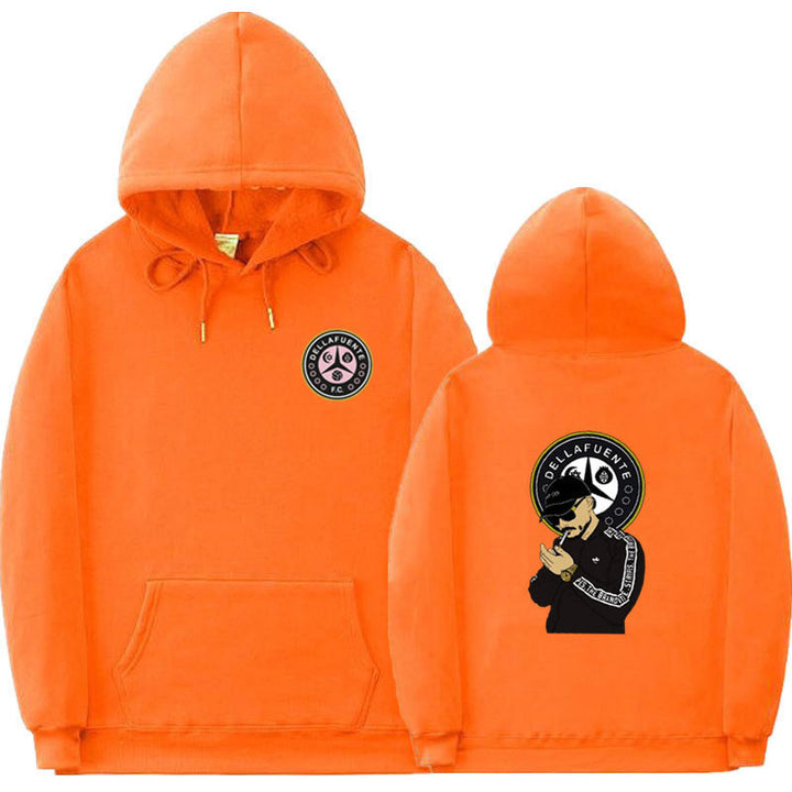 Kvinnohoodie med unikt mönster och bekväm passform Mirla-Eva Jonsson