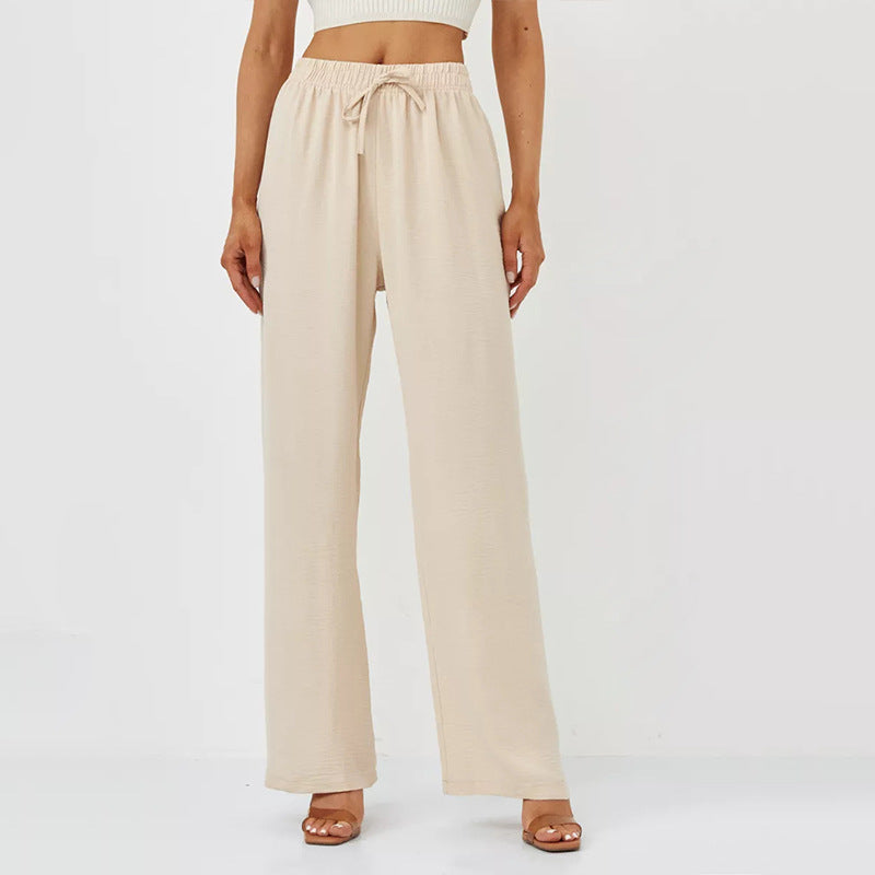 Kvinnor Bekväm och Avslappnad Löst Jersey Byxor Mirla-Eva Jonsson