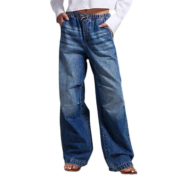 Kvinnor Bekväma vida jeans i avslappnad urban stil Mirla-Eva Jonsson