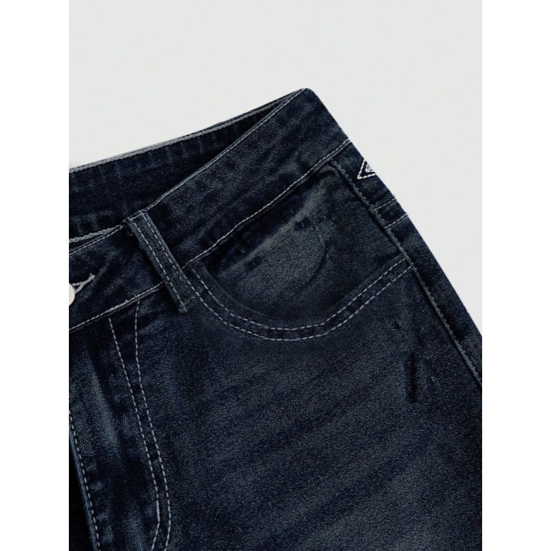 Kvinnor Bootcut Jeans med avancerade broderier och hög midja Mirla-Eva Jonsson
