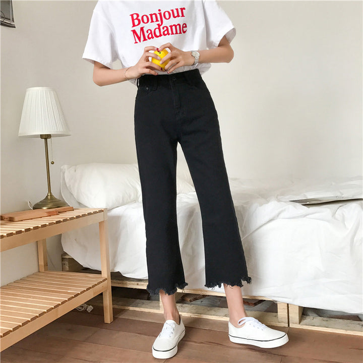 Kvinnor Breddad Jeans med Flikiga Sömmar Mirla-Eva Jonsson