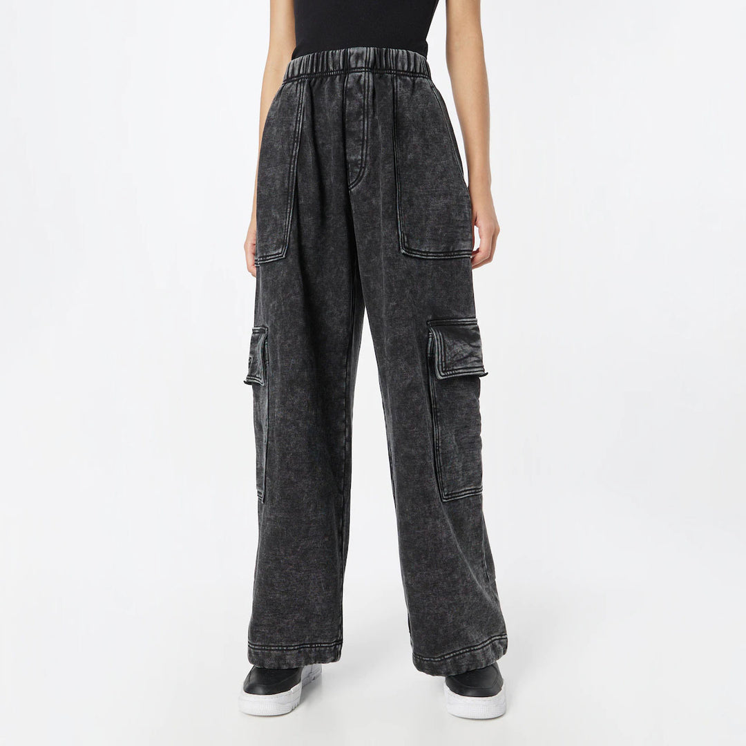 Kvinnor Casual Cargo Jeans med Vid Klipp Mirla-Eva Jonsson
