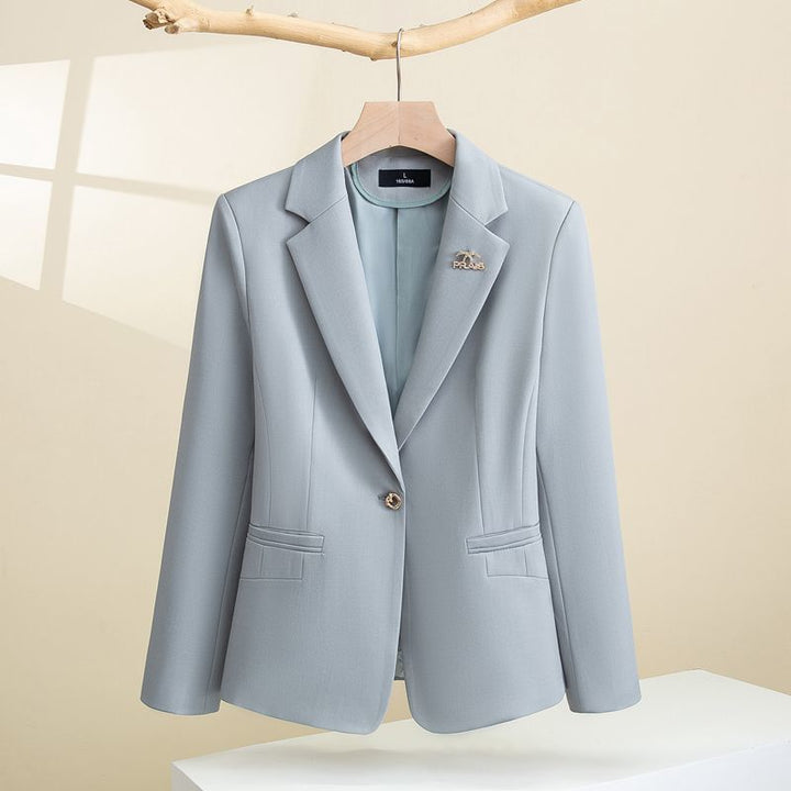 Kvinnor Elegant Blazer med Texturerad Design och Slim Fit Mirla-Eva Jonsson