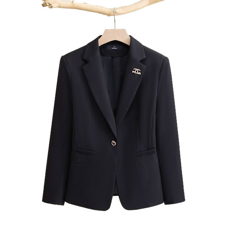 Kvinnor Elegant Blazer med Texturerad Design och Slim Fit Mirla-Eva Jonsson