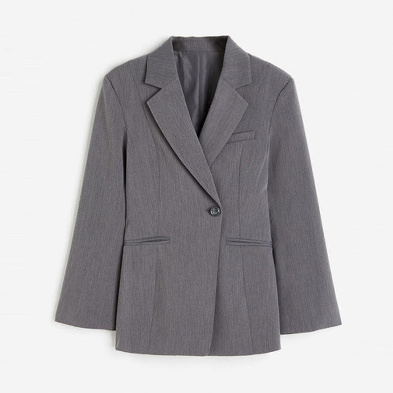 Kvinnor Elegant Blazer med figursydd passform och praktiska fickor Eva Jonsson-Eva Jonsson
