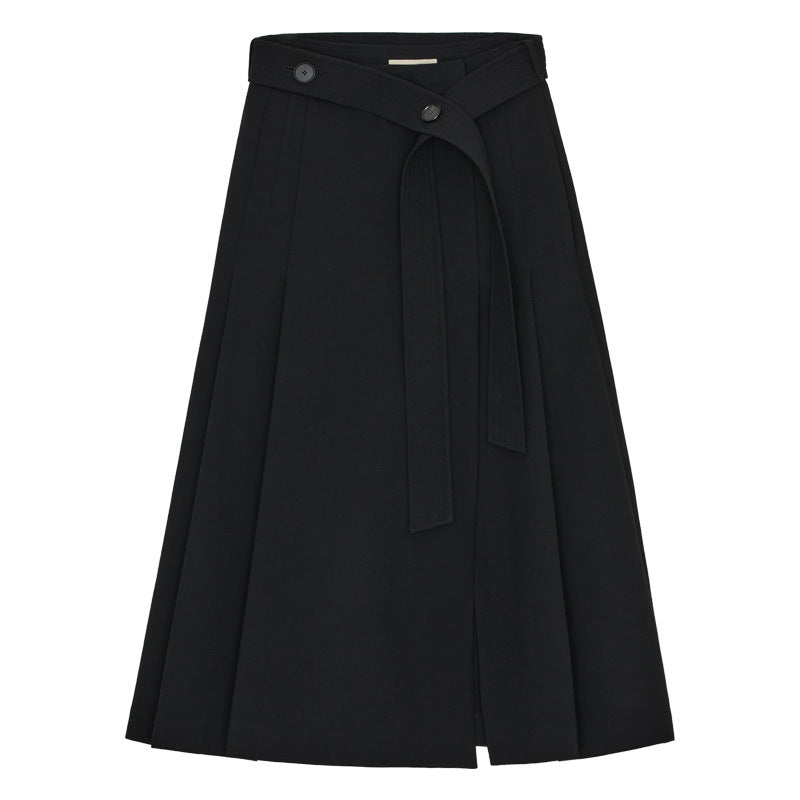 Kvinnor Elegant Blus med Fina Ränder och Modernt Knäppning Placket Mirla-Eva Jonsson