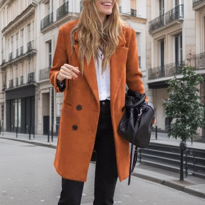 Kvinnor Elegant Boucle-Trenchcoat Mirla-Eva Jonsson