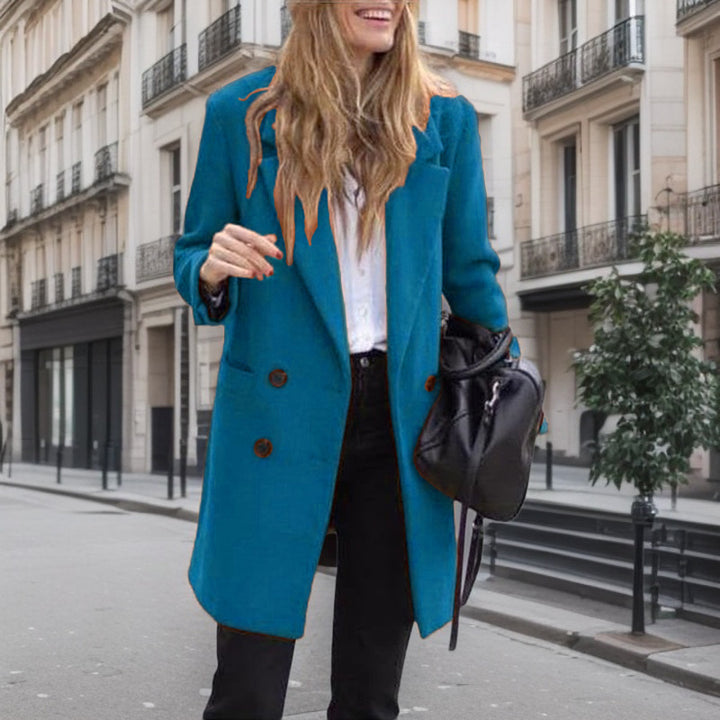 Kvinnor Elegant Boucle-Trenchcoat Mirla-Eva Jonsson
