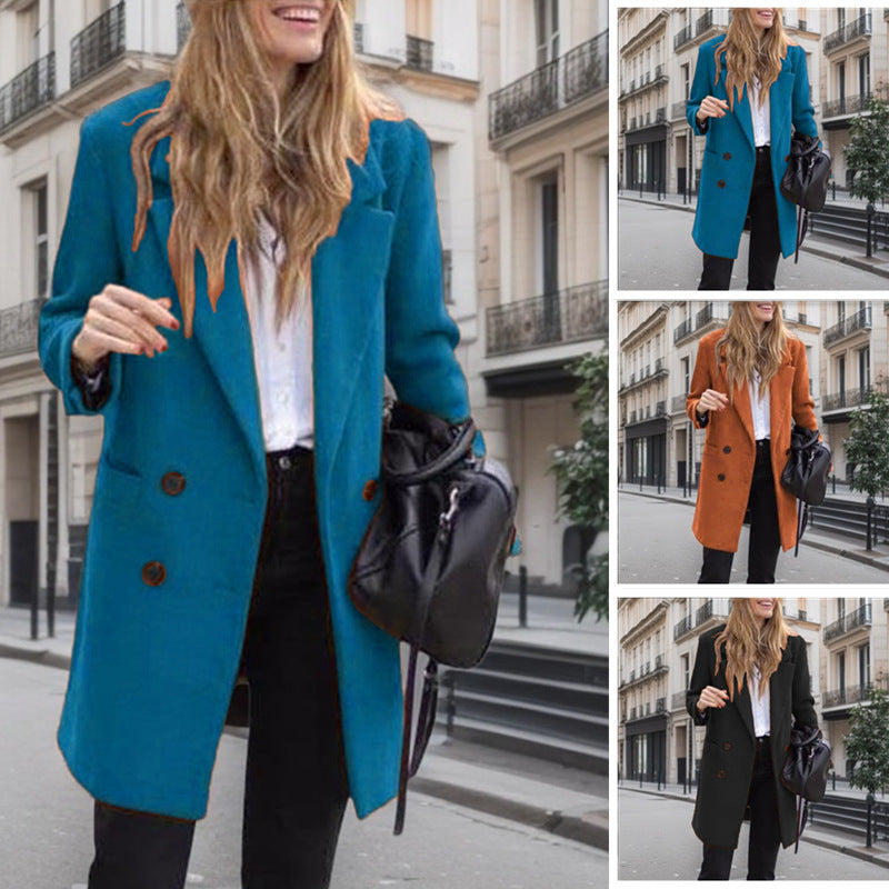Kvinnor Elegant Boucle-Trenchcoat Mirla-Eva Jonsson