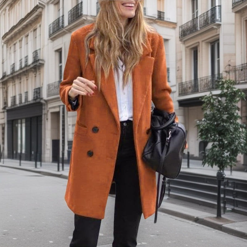 Kvinnor Elegant Boucle-Trenchcoat Mirla-Eva Jonsson