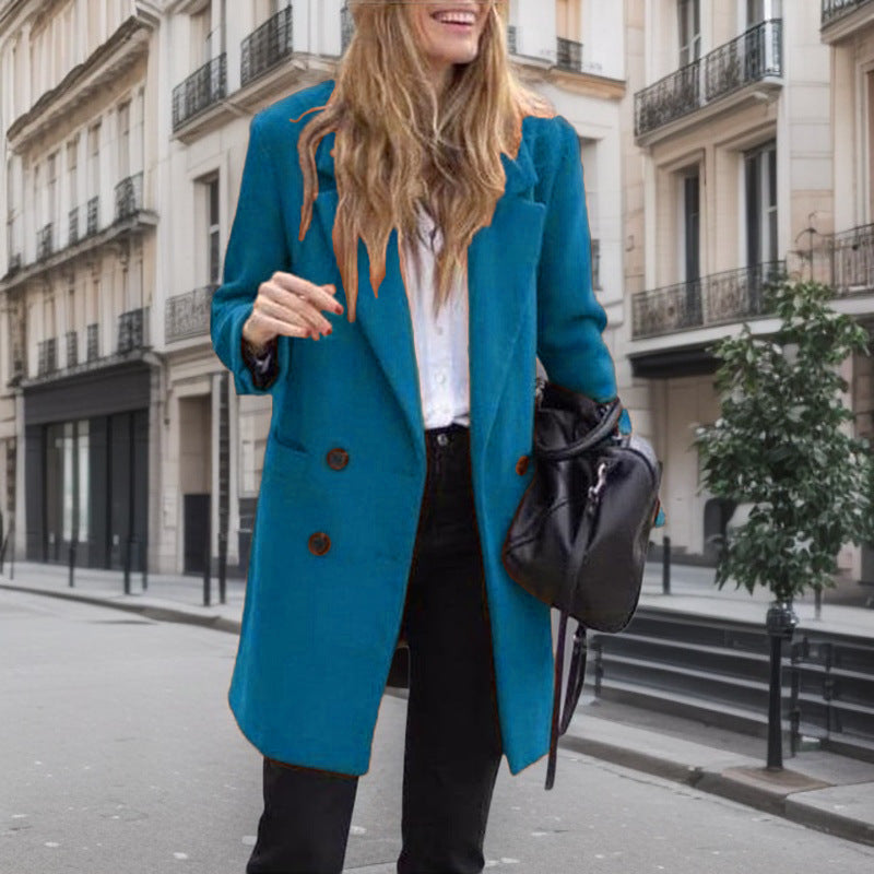 Kvinnor Elegant Boucle-Trenchcoat Mirla-Eva Jonsson