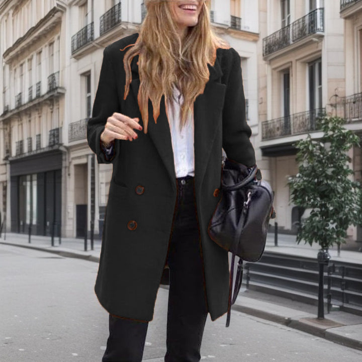 Kvinnor Elegant Boucle-Trenchcoat Mirla-Eva Jonsson