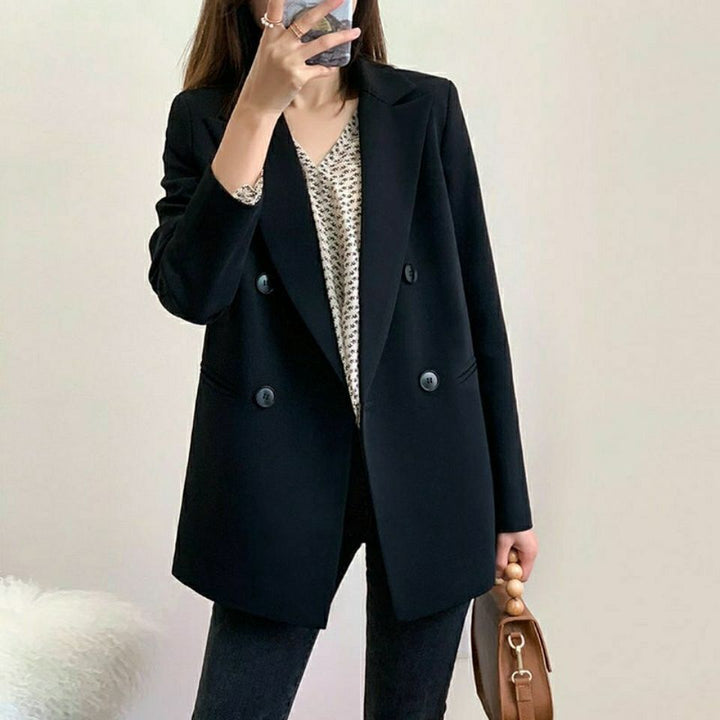 Kvinnor Elegant Dubbelknäppt Blazer Mirla-Eva Jonsson