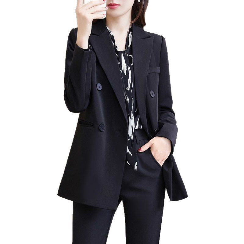 Kvinnor Elegant Dubbelknäppt Blazer Mirla-Eva Jonsson