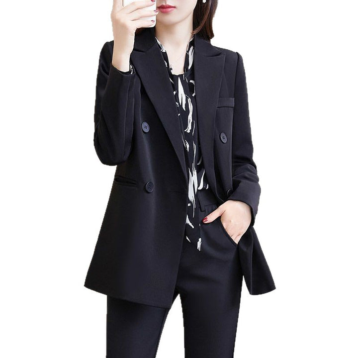 Kvinnor Elegant Dubbelknäppt Blazer Mirla-Eva Jonsson